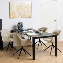 Draaibare Eetkamerstoel Marit Beige