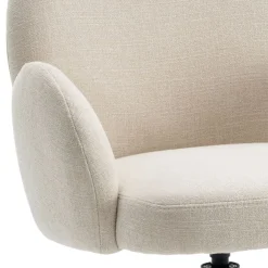 Draaibare Eetkamerstoel Moon Crème