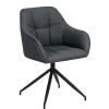 Draaibare Eetkamerstoel Marit Donkergrijs