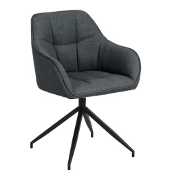 Draaibare Eetkamerstoel Marit Donkergrijs