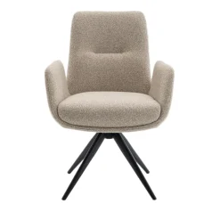 Draaibare Eetkamerstoel Molly Beige