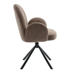 Draaibare Eetkamerstoel Moon Mocca