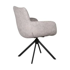 Draaibare Eetkamerstoel Oland Grijs