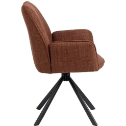 Draaibare Eetkamerstoel Roar Terracotta
