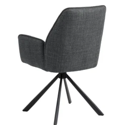 Draaibare Eetkamerstoel Roar Donkergrijs