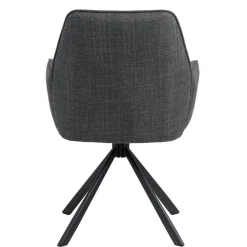 Draaibare Eetkamerstoel Roar Donkergrijs