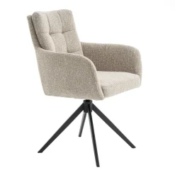 Draaibare Eetkamerstoel Swag Beige