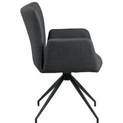 Draaibare Eetkamerstoel Sverre Donkergrijs