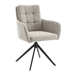 Draaibare Eetkamerstoel Swag Greige