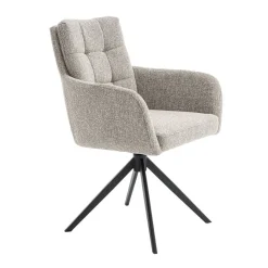 Draaibare Eetkamerstoel Swag Greige