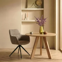 Draaibare Eetkamerstoel Tibor Beige