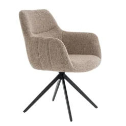 Draaibare Eetkamerstoel Tibor Beige