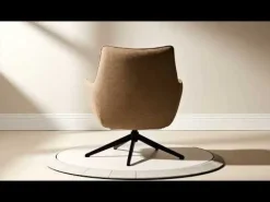 Draaibare Eetkamerstoel Tumba Caramel