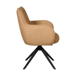 Draaibare Eetkamerstoel Tumba Caramel