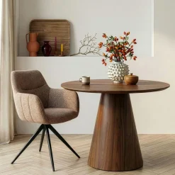 Draaibare Eetkamerstoel Tibor Bruin