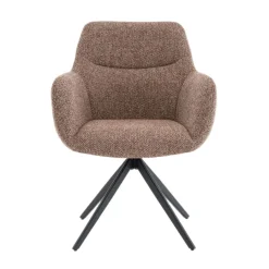 Draaibare Eetkamerstoel Tibor Bruin