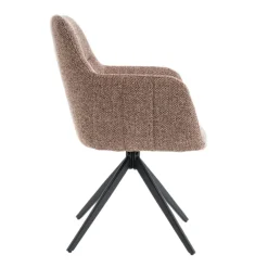 Draaibare Eetkamerstoel Tibor Bruin