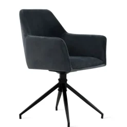 Draaibare Eetkamerstoel Tiernan Antraciet