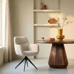 Draaibare Eetkamerstoel Tibor Greige