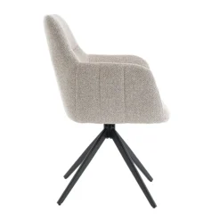 Draaibare Eetkamerstoel Tibor Greige