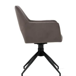 Draaibare Eetkamerstoel Tiernan Grijs