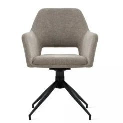 Draaibare Eetkamerstoel Tiernan Taupe