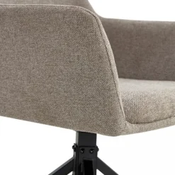 Draaibare Eetkamerstoel Tiernan Taupe