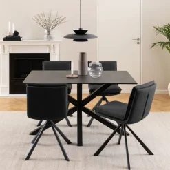 Draaibare Eetkamerstoel Ulf Donkergrijs