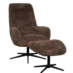 Draaifauteuil Cardigan Bruin