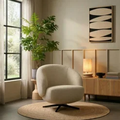 Draaifauteuil Chance Beige