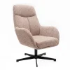 Draaifauteuil Hoog Coco Cognac