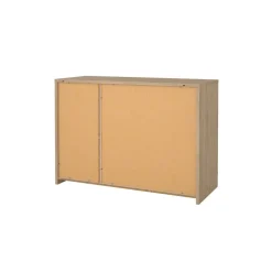 Dressoir Atlanta Eiken / Hoogglans Wit - 119x84x48 cm