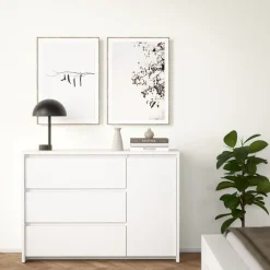 Dressoir Atlanta Wit - 119x84x48 cm