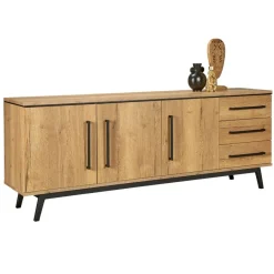 Dressoir Batenburg Naturel - 210x80x45 cm