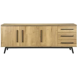Dressoir Batenburg Naturel - 210x80x45 cm