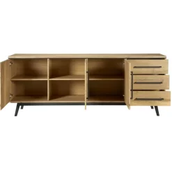 Dressoir Batenburg Naturel - 210x80x45 cm