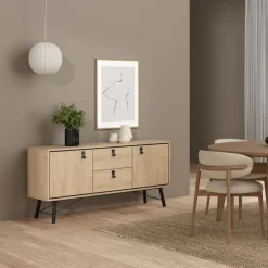 Dressoir Denver Eiken - 150x72x40 cm