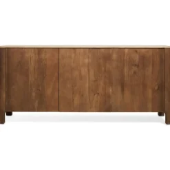 Dressoir Liam Bruin / Marmer - 180x80x45 cm