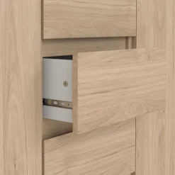 Dressoir Luna Eiken - 121x91x50 cm