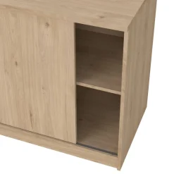 Dressoir Luna Eiken - 119x76x50 cm