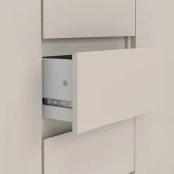 Dressoir Luna Taupe / Eiken - 121x91x50 cm