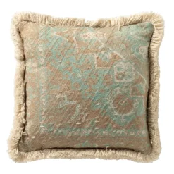 Dutch Decor Sierkussen Synne Lichtblauw - 45x45 cm