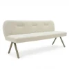 Eetkamerbank Borup Beige - 200 cm