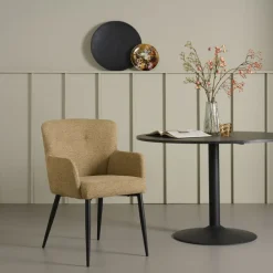 Eetkamerstoel Alba Mosterdgeel