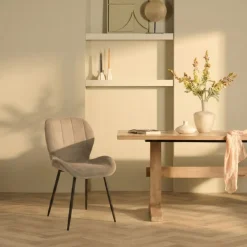 Eetkamerstoel Flor Taupe