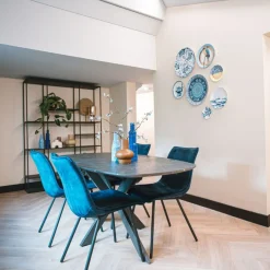 Eetkamerstoel Hemert Blauw