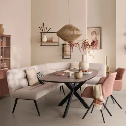 Eetkamerstoel Selnass Roze