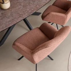 Eetkamerstoel Selnass Roze