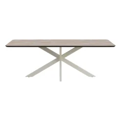 Eettafel Aarhus Beige - 220x100 cm