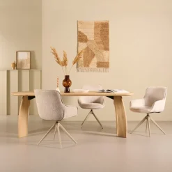 Eettafel Bedford Naturel - 220x100 cm